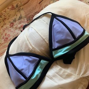 blue & purple bathingsuit